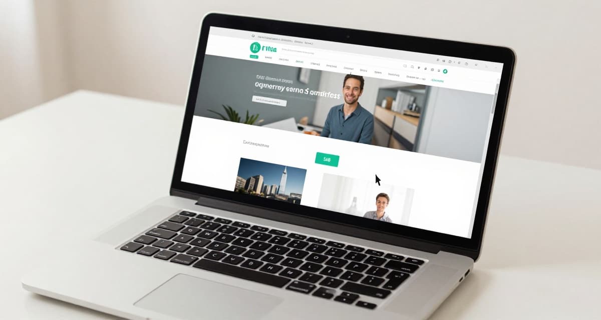 Screenshot preview feature showing website thumbnail